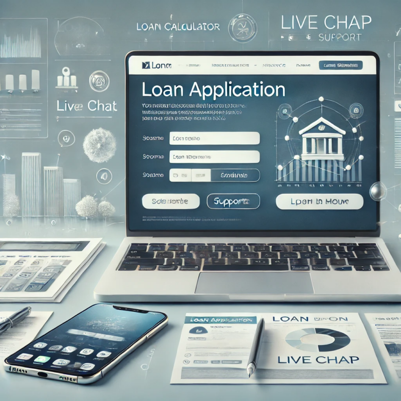 User-friendly lending websites